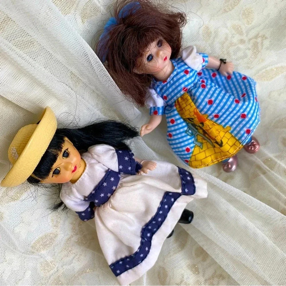 Vintage Madame Alexander Dolls Set of 2 cute dolls 5" - Picture 7 of 7